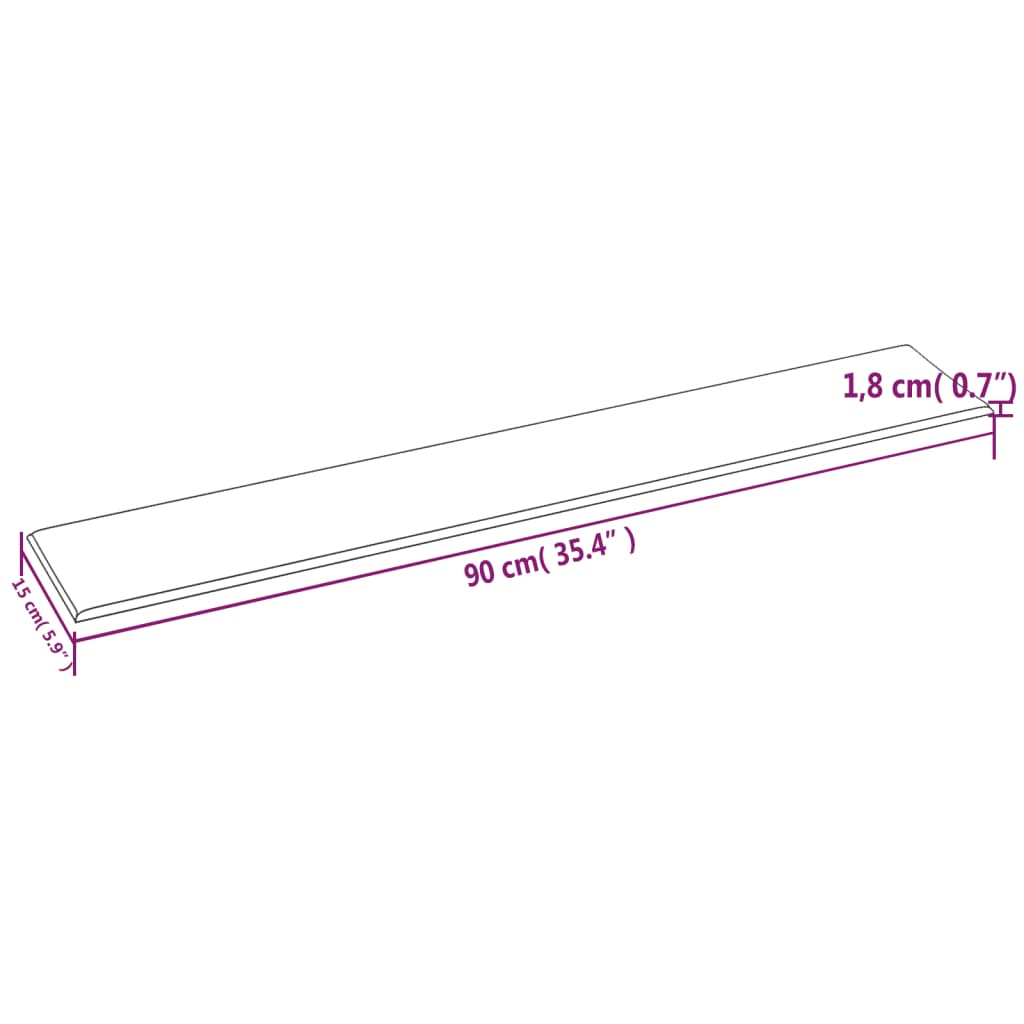 Pannelli Murali 12 pz Neri 90x15 cm in Similpelle 1,62 m² cod mxl 20253