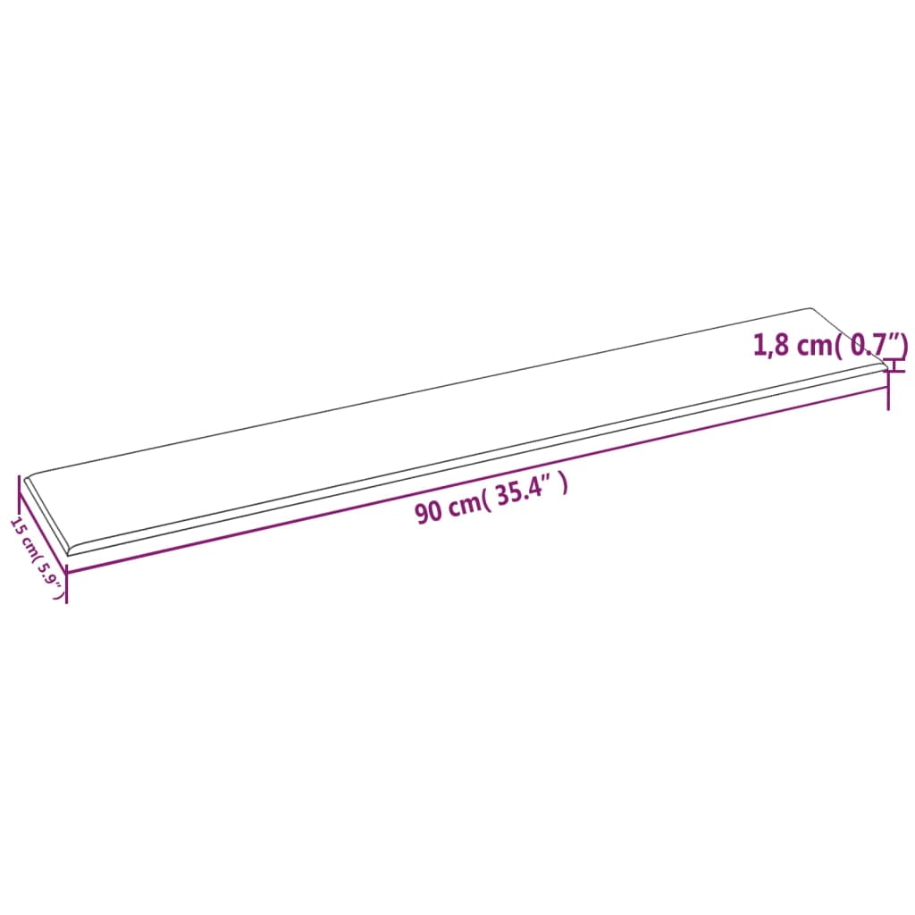 Pannelli Murali 12 pz Grigi 90x15 cm in Similpelle 1,62 m² cod mxl 23156