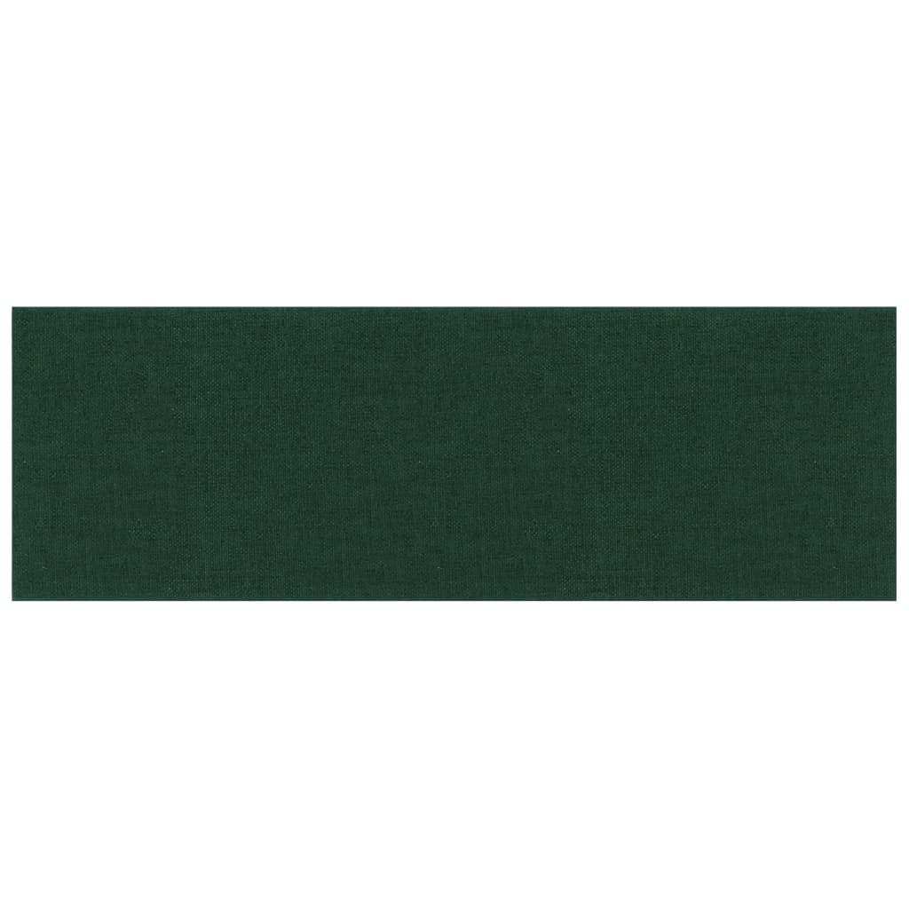 Pannelli Murali 12 pz Verde Scuro 90x30 cm in Tessuto 3,24 m² cod mxl 27965