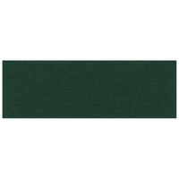 Pannelli Murali 12 pz Verde Scuro 90x30 cm in Tessuto 3,24 m² cod mxl 27965