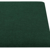 Pannelli Murali 12 pz Verde Scuro 90x30 cm in Tessuto 3,24 m² cod mxl 27965