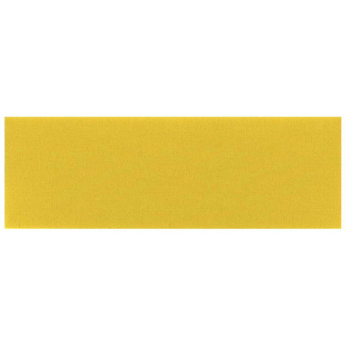 Pannelli Murali 12 pz Giallo chiaro 90x30 cm in Tessuto 3,24 m² 343909