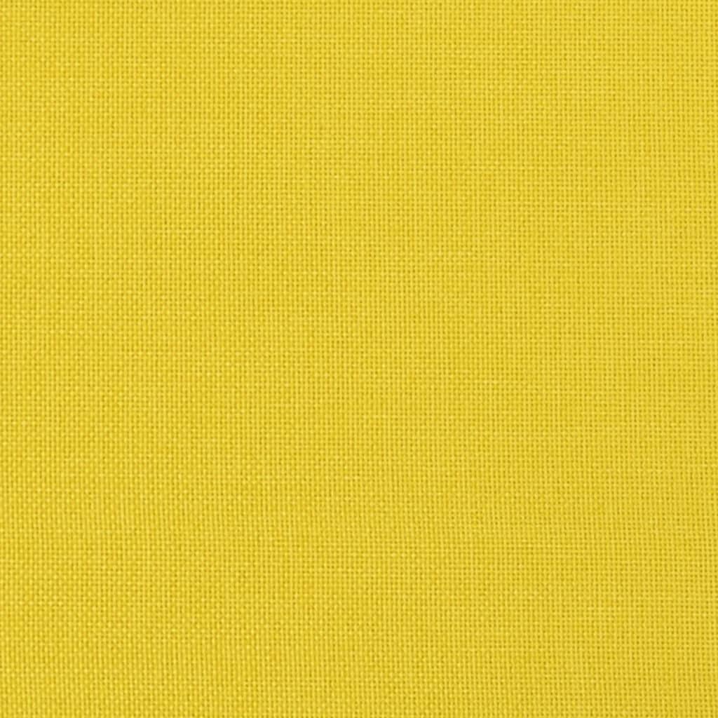 Pannelli Murali 12 pz Giallo chiaro 90x30 cm in Tessuto 3,24 m² 343909