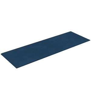 Pannelli Murali 12 pz Blu 90x30 cm Velluto 3,24 m² 343918