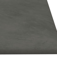 Pannelli Murali 12 pz Grigio Scuro 90x30 cm Velluto 3,24 m²