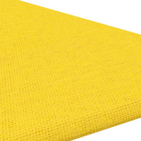 Pannelli Murali 12 pz Giallo chiaro 30x30 cm Tessuto 0,54 m² 343937