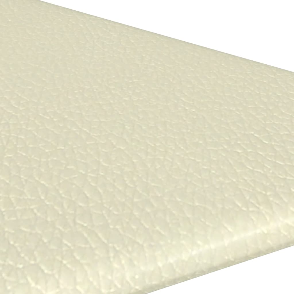 Pannelli Murali 12 pz Crema 30x30 cm in Similpelle 0,54 m² cod mxl 25427