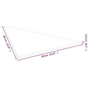 Pannelli Murali 12 pz Rossi 30x30 cm in Similpelle 0,54 m² 343941