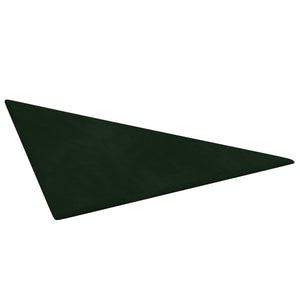 Pannelli Murali 12 pz Verde Scuro 30x30 cm in Velluto 0,54 m² 343949