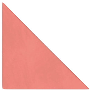 Pannelli Murali 12 pz Rosa 30x30 cm Velluto 0,54 m² 343950