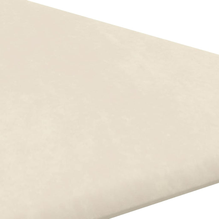 Pannelli Murali 12 pz Crema 30x30 cm Velluto 1,08 m² cod mxl 68689