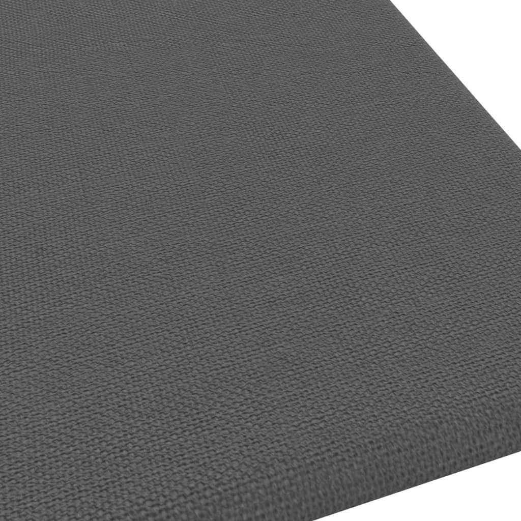 Pannelli Murali 12 pz Grigio Scuro 30x30 cm in Tessuto 1,08 m² 343958