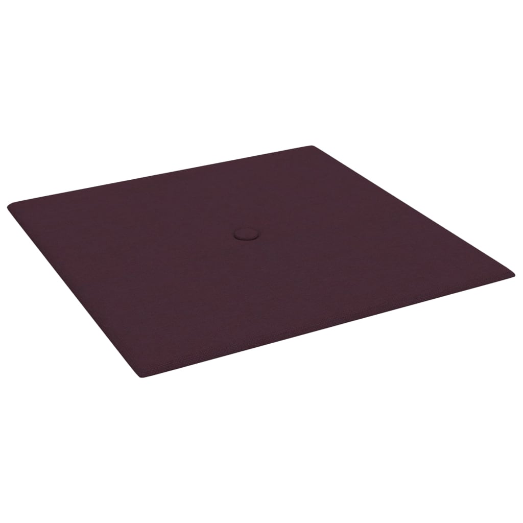 Pannelli Murali 12 pz Viola 30x30 cm in Tessuto 1,08 m²