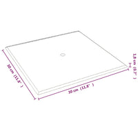 Pannelli Murali 12 pz Viola 30x30 cm in Tessuto 1,08 m²