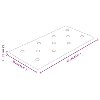 Pannelli Murali 12 pz Grigi 60x30 cm Similpelle 2,16 m²