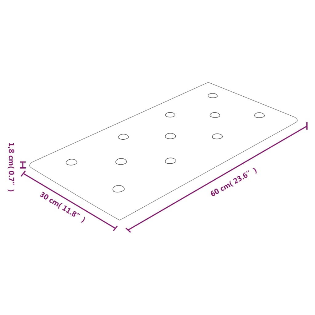 Pannelli Murali 12 pz Cappuccino 60x30 cm Similpelle 2,16 m²