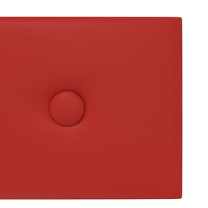 Pannelli Murali 12 pz Rosso Vino 90x15 cm in Similpelle 1,62 m² cod mxl 25672