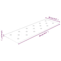 Pannelli Murali 12 pz Neri 90x30 cm in Similpelle 3,24 m²