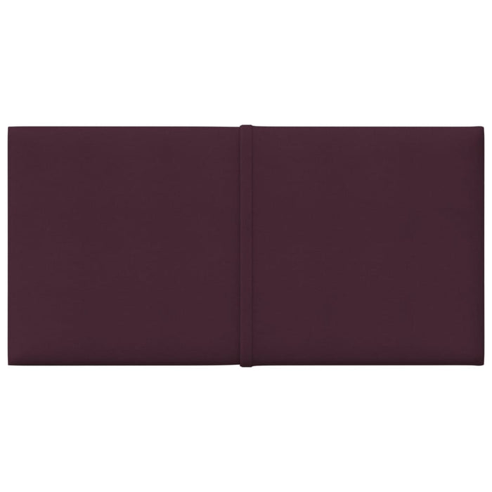 Pannelli Murali 12 pz Viola 30x15 cm Tessuto 0,54 m² 344015