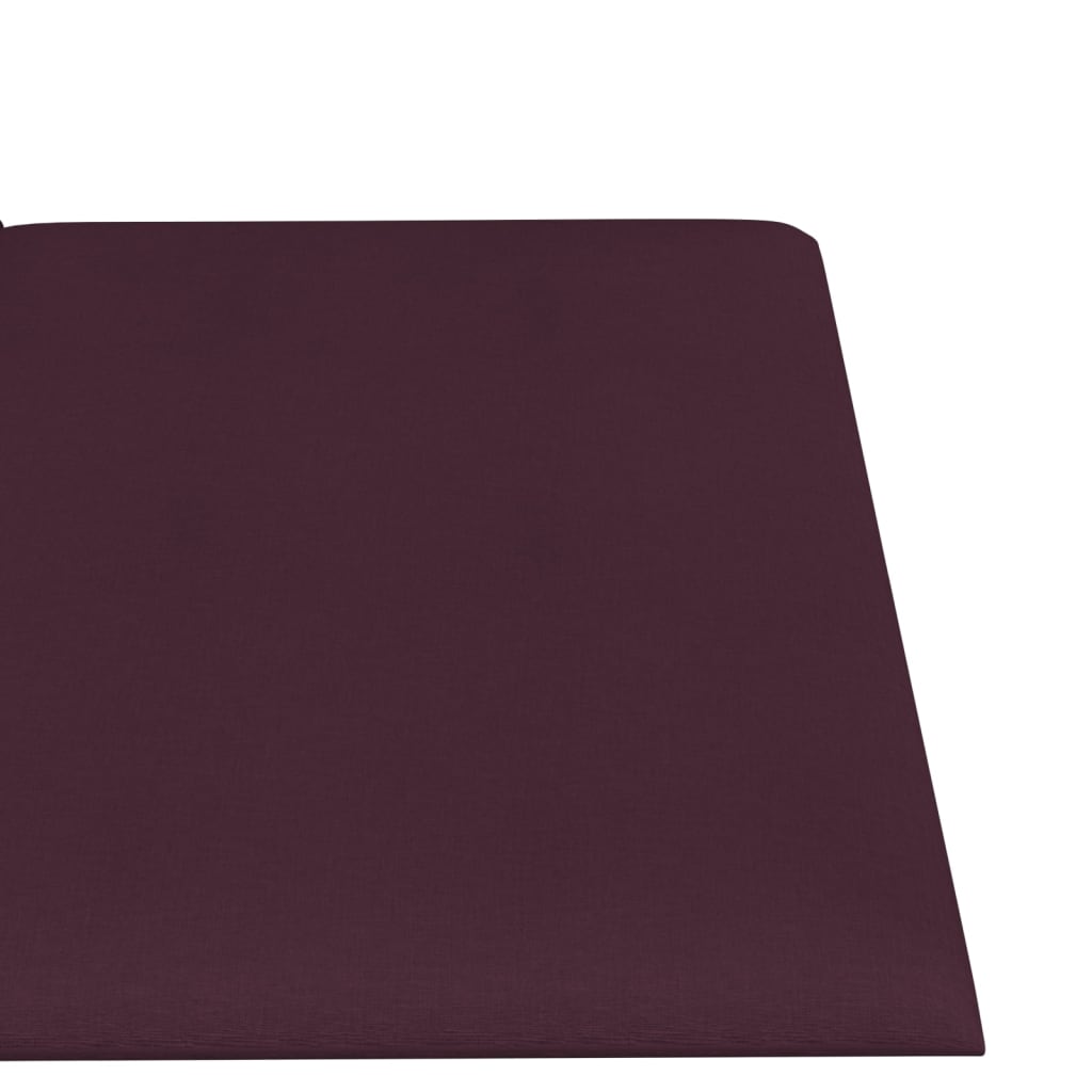 Pannelli Murali 12 pz Viola 30x15 cm Tessuto 0,54 m² 344015