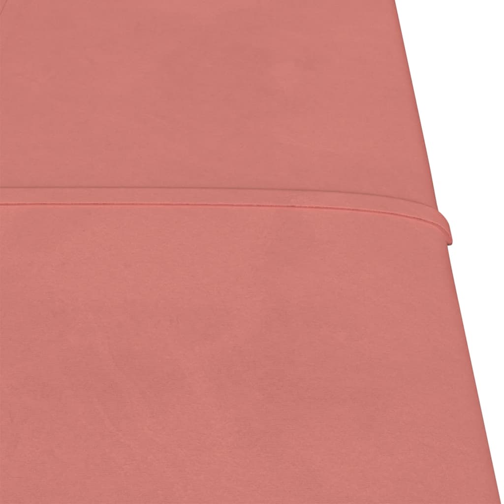 Pannelli Murali 12 pz Rosa 30x30 cm Velluto 1,08 m² 344045