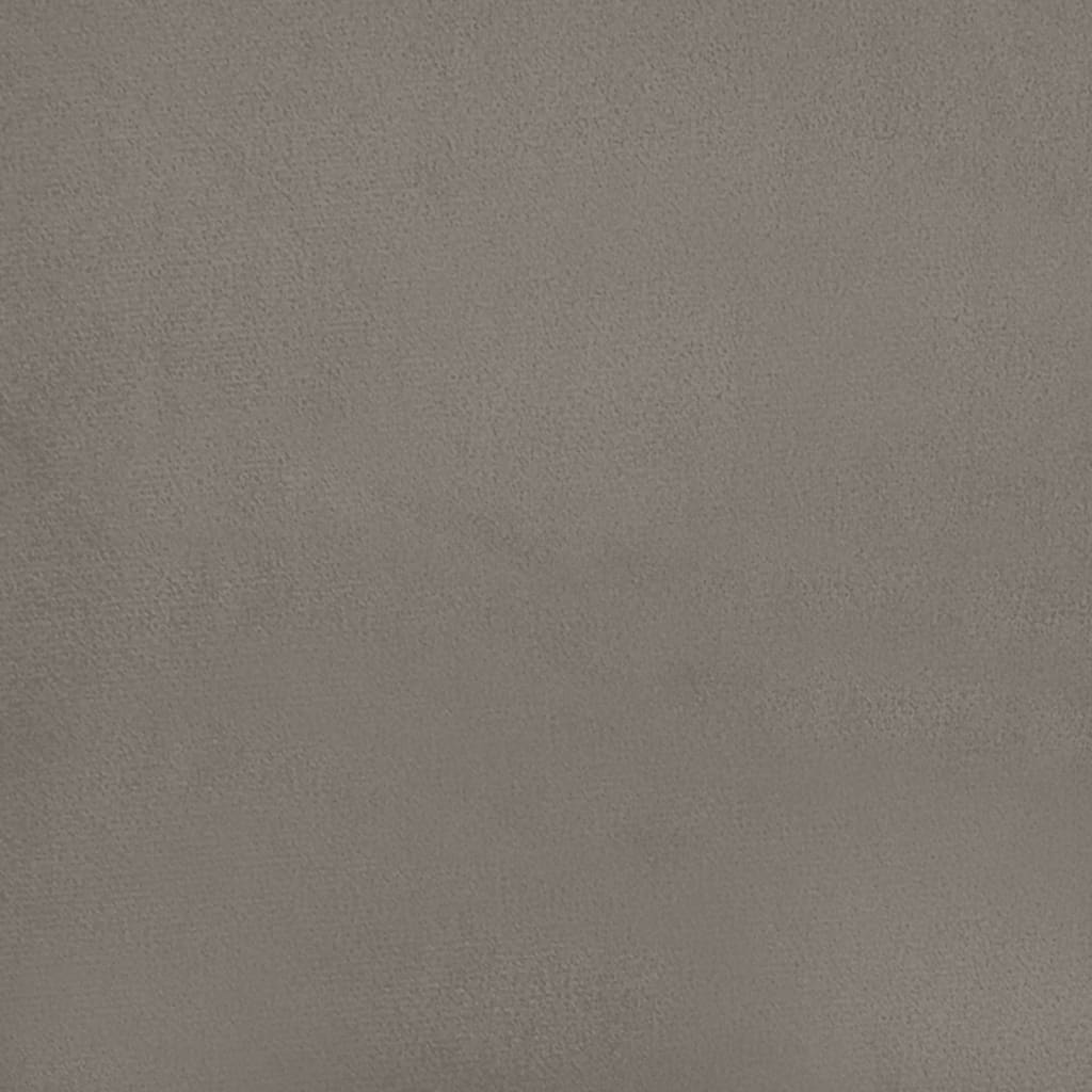 Pannelli Murali 12 pz Grigio Chiaro 60x15 cm Velluto 1,08 m²