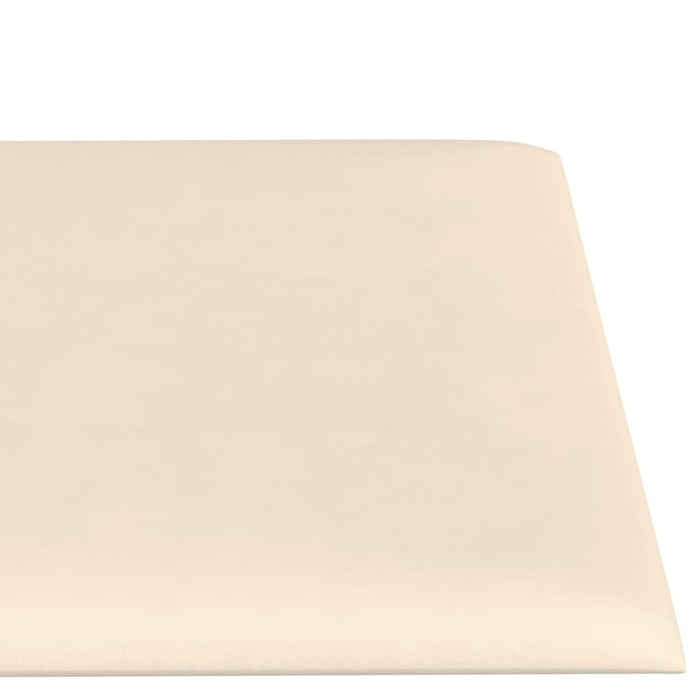 Pannelli Murali 12 pz Crema 60x15 cm Velluto 1,08 m² cod mxl 11760