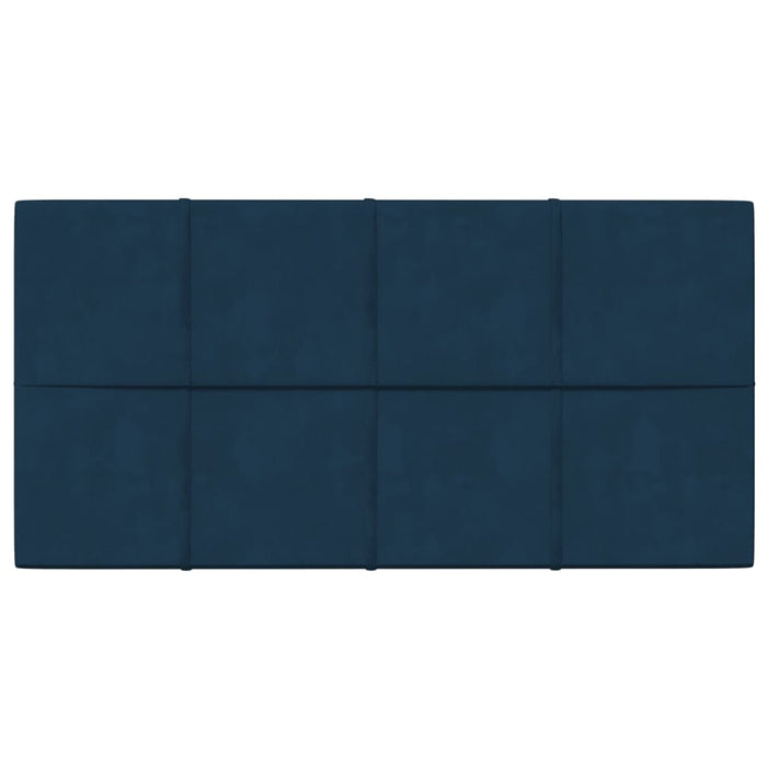 Pannelli Murali 12 pz Blu 60x30 cm in Velluto 2,16 m² 344083