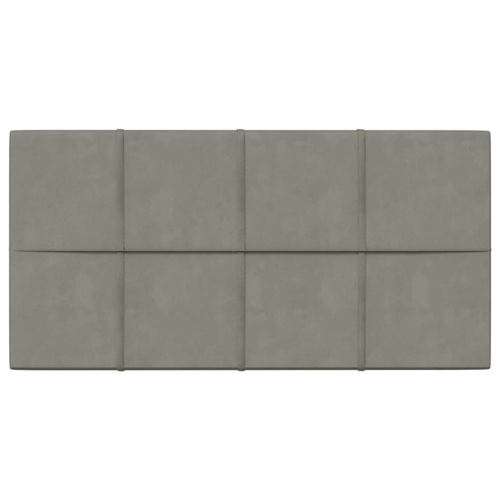 Pannelli Murali 12 pz Grigio Chiaro 60x30 cm in Velluto 2,16 m² cod mxl 21110