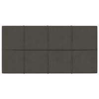 Pannelli Murali 12 pz Grigio Scuro 60x30 cm in Velluto 2,16 m² cod mxl 23820