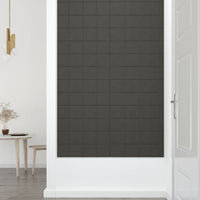 Pannelli Murali 12 pz Grigio Scuro 60x30 cm in Velluto 2,16 m² cod mxl 23820