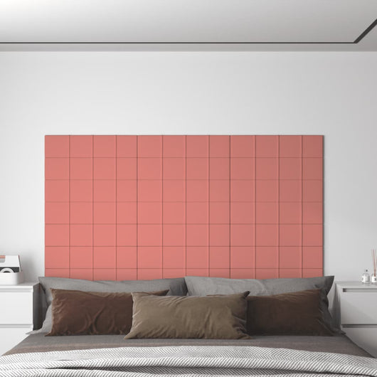 Pannelli Murali 12 pz Rosa 60x30 cm in Velluto 2,16 m² cod mxl 27985