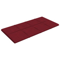 Pannelli Murali 12 pz Rosso Vino 60x30 cm in Velluto 2,16 m²