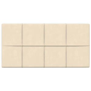 Pannelli Murali 12 pz Crema 60x30 cm Velluto 2,16 m² cod mxl 10037