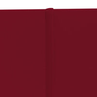 Pannelli Murali 12 pz Rosso Vino 90x15 cm Velluto 1,62 m² cod mxl 25787