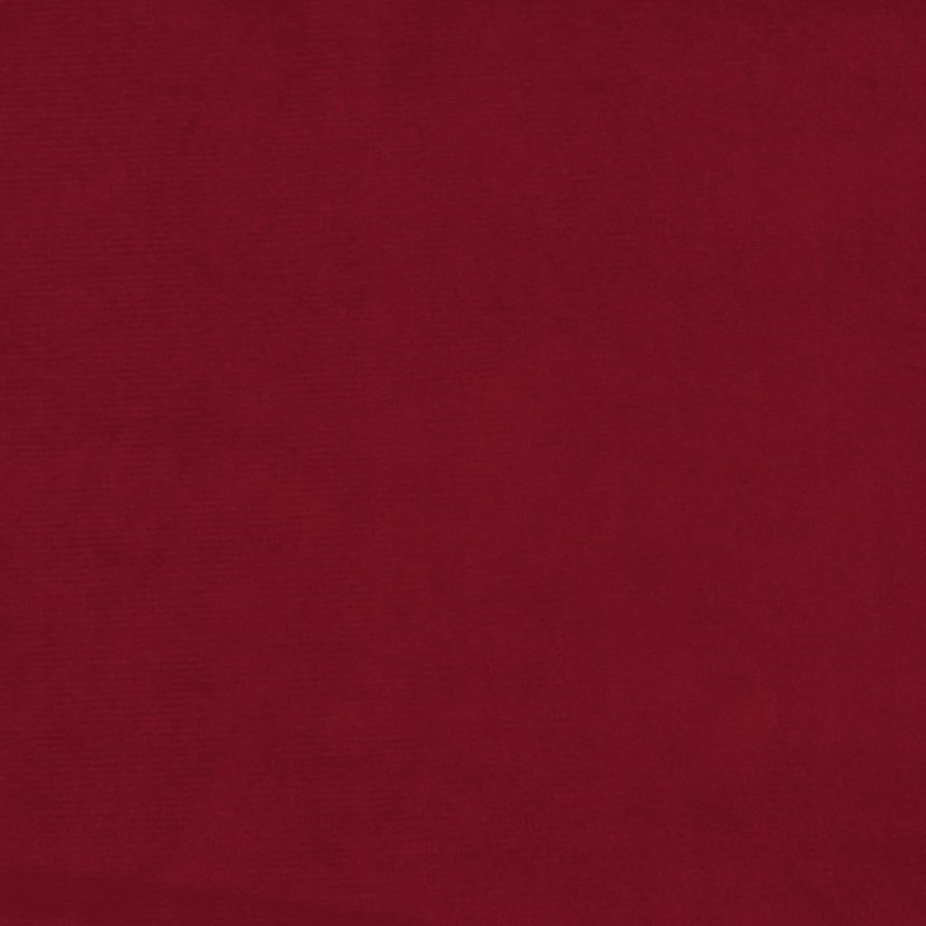 Pannelli Murali 12 pz Rosso Vino 90x15 cm Velluto 1,62 m² cod mxl 25787