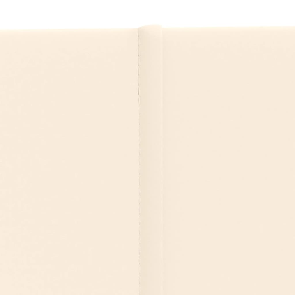 Pannelli Murali 12 pz Crema 90x15 cm Velluto 1,62 m²