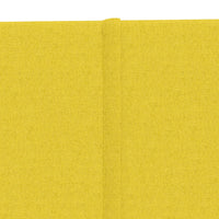 Pannelli Murali 12 pz Giallo chiaro 90x30 cm in Tessuto 3,24 m² 344123