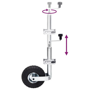 Ruotino per Rimorchio con Morsetto Diviso 48 mm Acciaio Zincato 152240