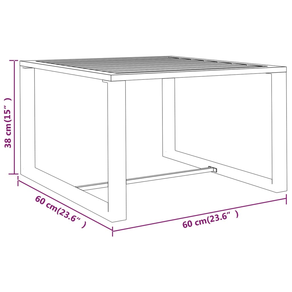 Set Divani da Giardino 5 pz con Cuscini in Alluminio Antracite cod mxl 36924