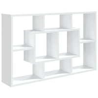 Scaffale a Parete Bianco 85x16x52,5 cm in Legno Multistrato 801418