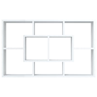 Scaffale a Parete Bianco 85x16x52,5 cm in Legno Multistrato cod mxl 60054