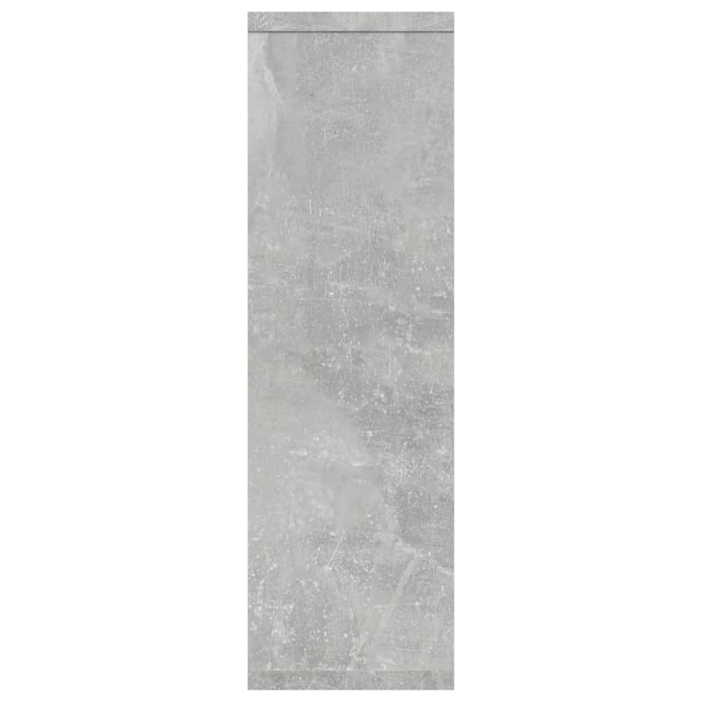 Mensola a Muro Grigio Cemento 85x16x52,5cm in Legno Multistrato cod mxl 32753