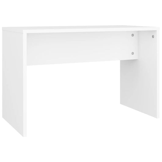 Tavolo Toeletta e Sgabello Bianco 70x35x45 cm Legno Multistrato cod mxl 46052