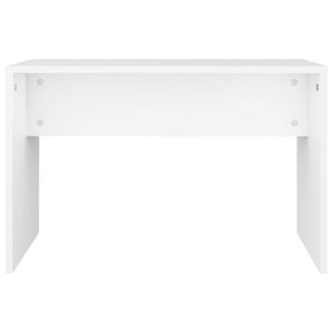 Tavolo Toeletta e Sgabello Bianco 70x35x45 cm Legno Multistrato cod mxl 46052