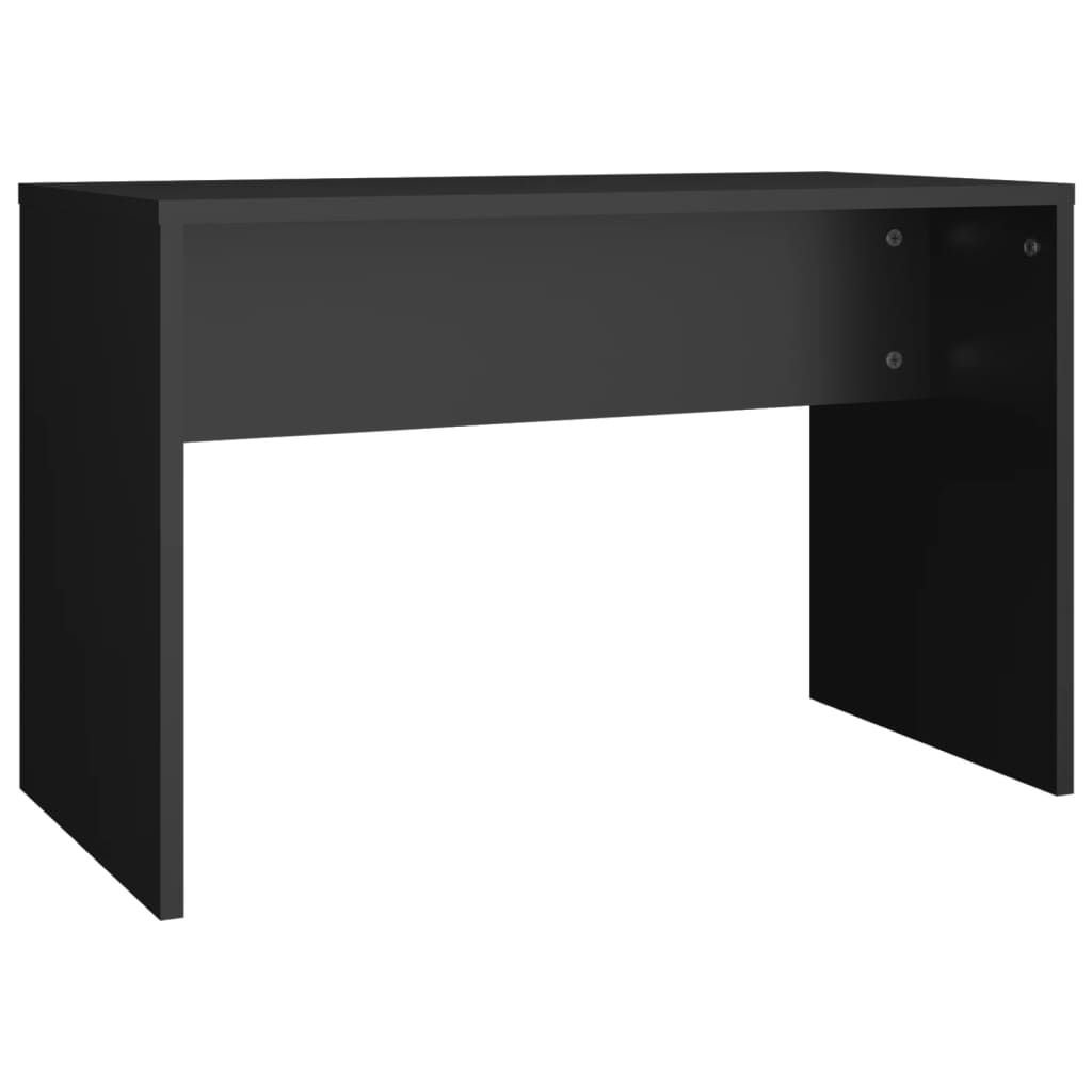 Sgabello da Toeletta Nero 70x35x45 cm Legno Multistrato 802814