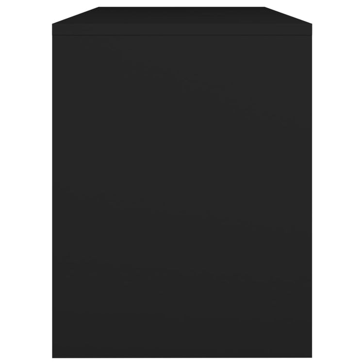 Sgabello da Toeletta Nero 70x35x45 cm Legno Multistrato cod mxl 50315