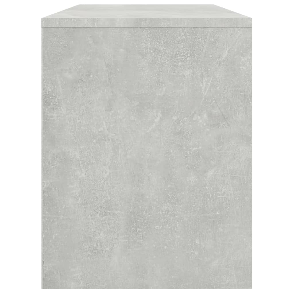 Sgabello Toeletta Grigio Cemento 70x35x45 cm Legno Multistrato 802817