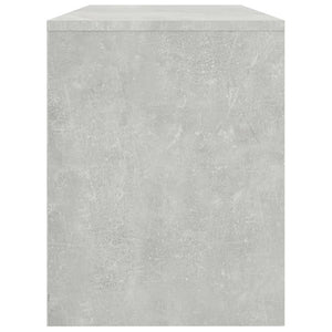 Sgabello Toeletta Grigio Cemento 70x35x45 cm Legno Multistrato 802817