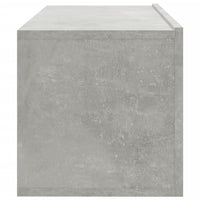 Mobili TV da Parete 2 pz Grigio Cemento 100x30x30 cm in Legno 804548